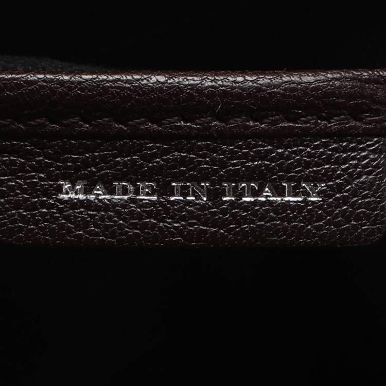 Pre Owned Burberry Banner Small Beige Vintage Check Canvas Tote