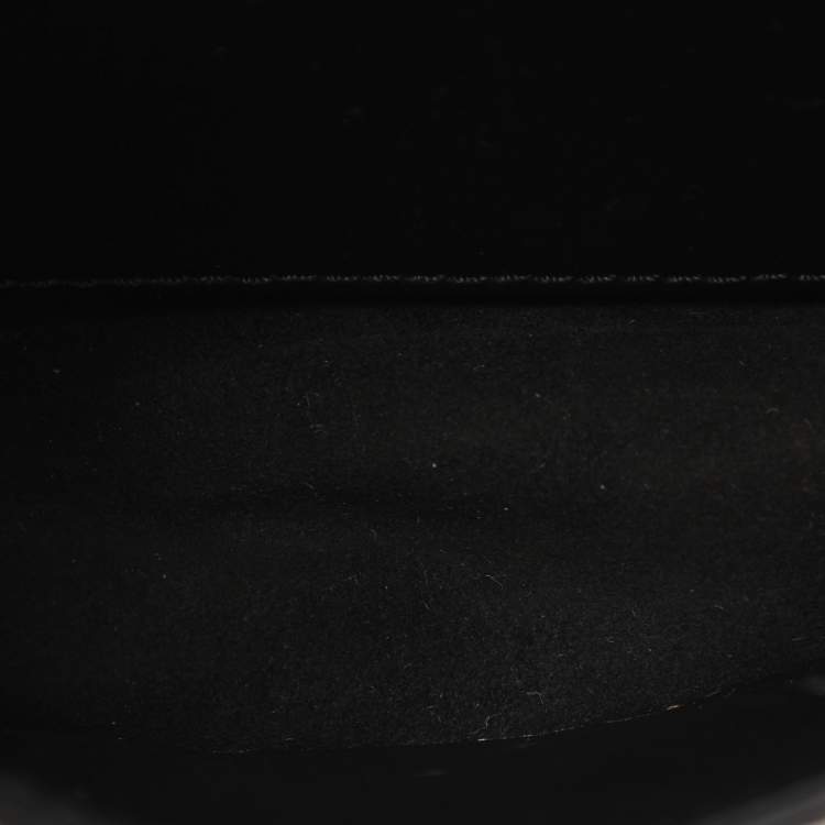 Pre Owned Burberry Medley Black Leather Crossbody Bag