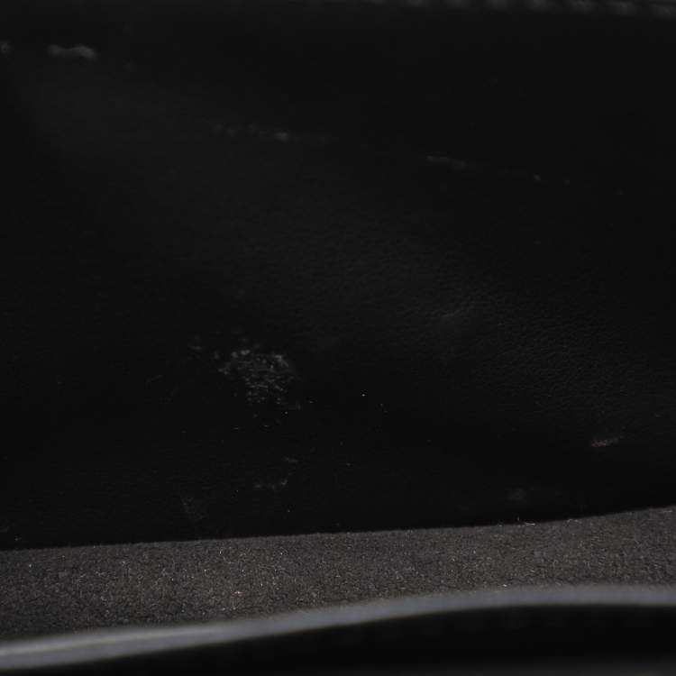 Pre Owned Burberry Medley Black Leather Crossbody Bag