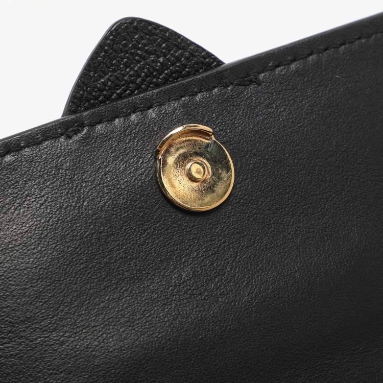 Pre Owned Burberry Medley Black Leather Crossbody Bag