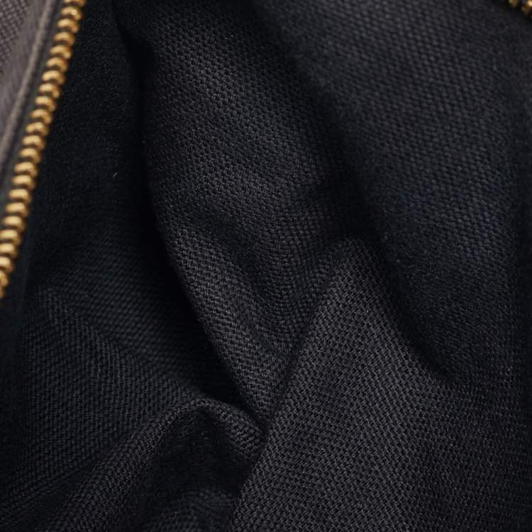 مملوكة مسبقًا Burberry Orchard Brown House Check Fabric and Leather Bowler Bag