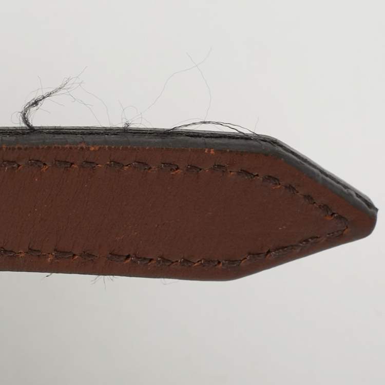 مملوكة مسبقًا Burberry Orchard Brown House Check Fabric and Leather Bowler Bag