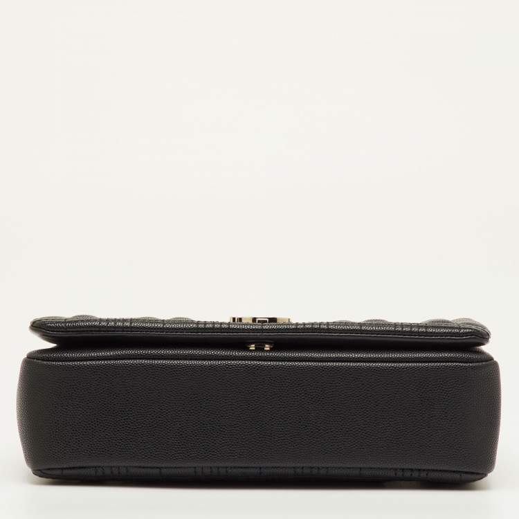 Pre Owned Burberry Lola Small Black Leather Shoulder Bag