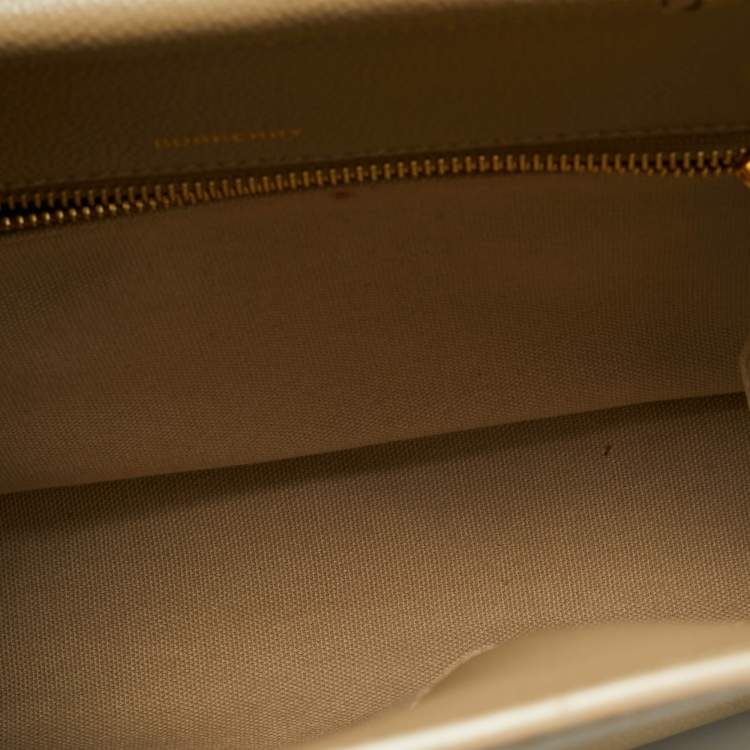 مملوكة مسبقًا Burberry Title Beige Leather Tote