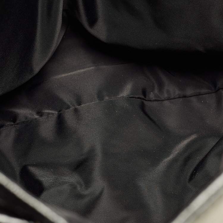 Pre Owned Burberry Victoria Black Beat Check Nylon Tote