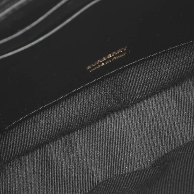 Pre Owned Burberry Olympia Beige Vintage Check Canvas and Leather Pochette