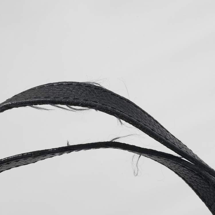 Pre Owned Burberry Remington Black Leather Shopper Tote