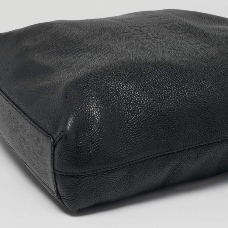 Pre Owned Burberry Remington Black Leather Shopper Tote