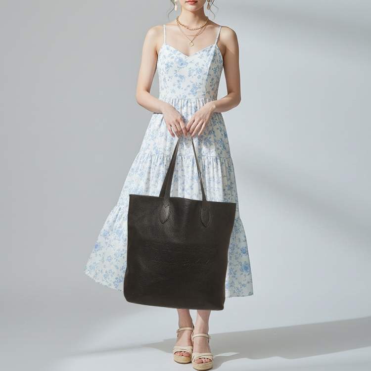 Pre Owned Burberry Remington Black Leather Shopper Tote