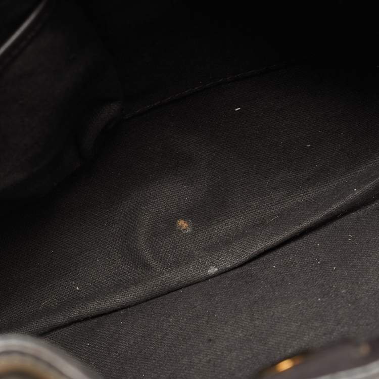 Pre Owned Burberry Willenmore Medium Brown/Beige Haymarket Check PVC and Leather Hobo