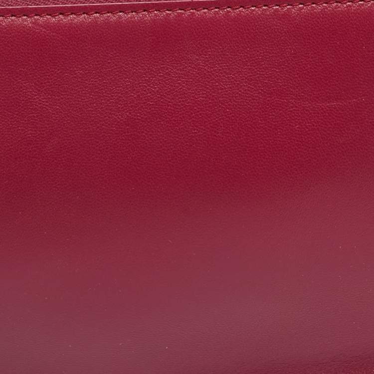 Pre Owned Burberry Shield Mini Pink Leather Shoulder Bag