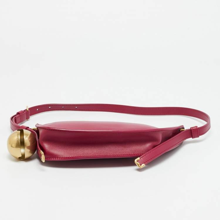 Pre Owned Burberry Shield Mini Pink Leather Shoulder Bag