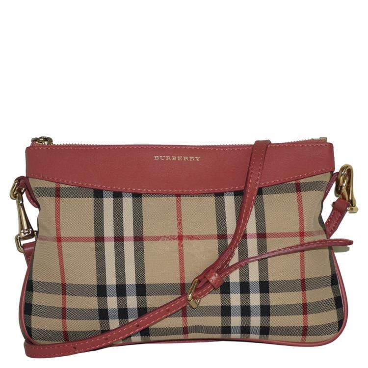 Burberry Pink/Brown House Check PVC Shoulder Bag Burberry | The Luxury  Closet