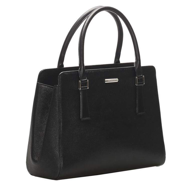 Burberry Black Leather Tote Bag Burberry