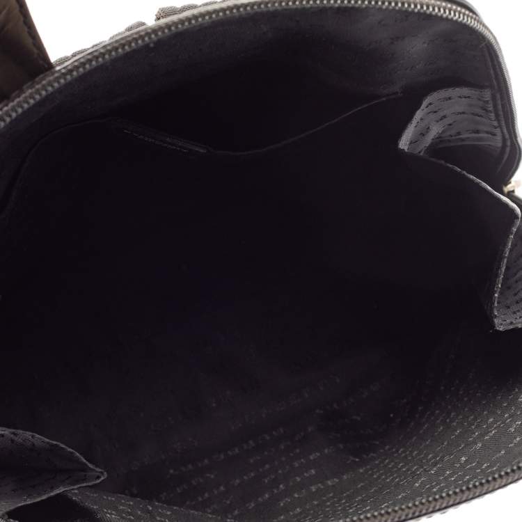 Pre Owned Burberry Beige Vintage Check Coated Canvas Backpack