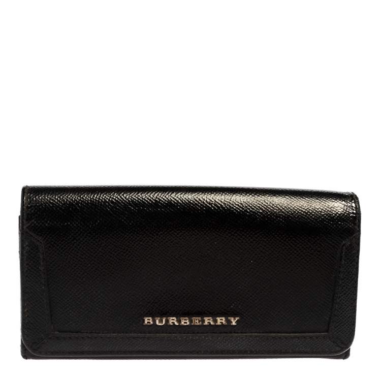 Burberry Black Nova Check Penrose Continental Wallet – The Closet