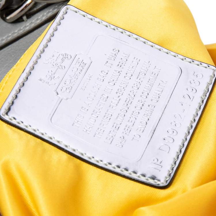 Pre Owned Coach Grey Leather Madison Julianne Tote