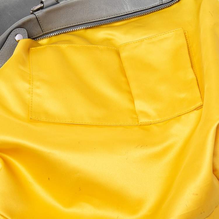 Pre Owned Coach Grey Leather Madison Julianne Tote