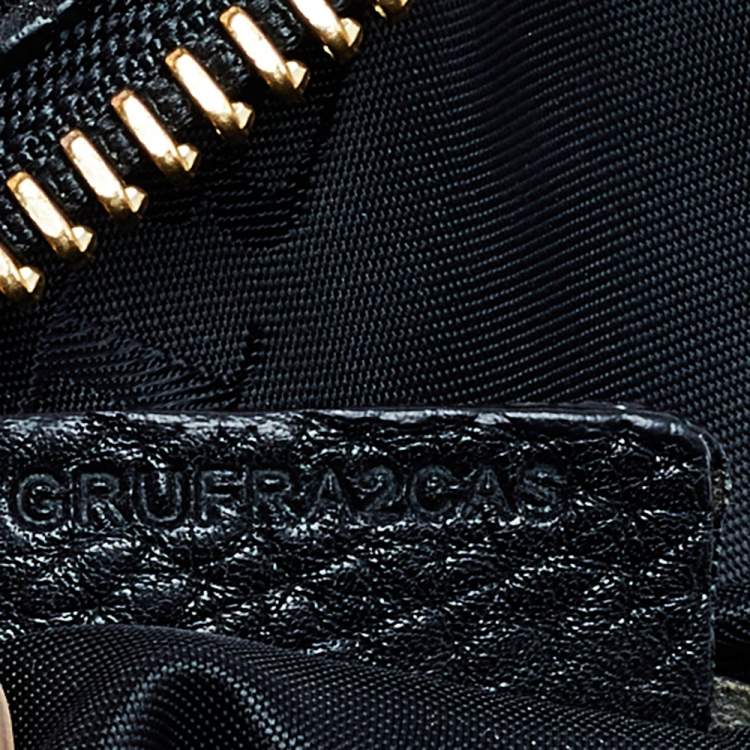 Pre Owned Burberry Black Leather Tote