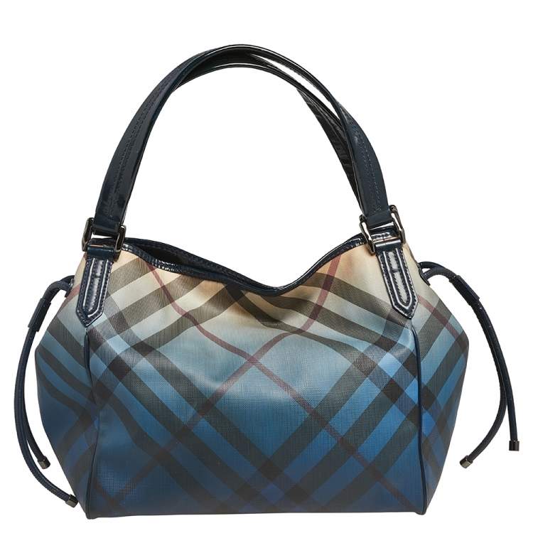 burberry tote blue