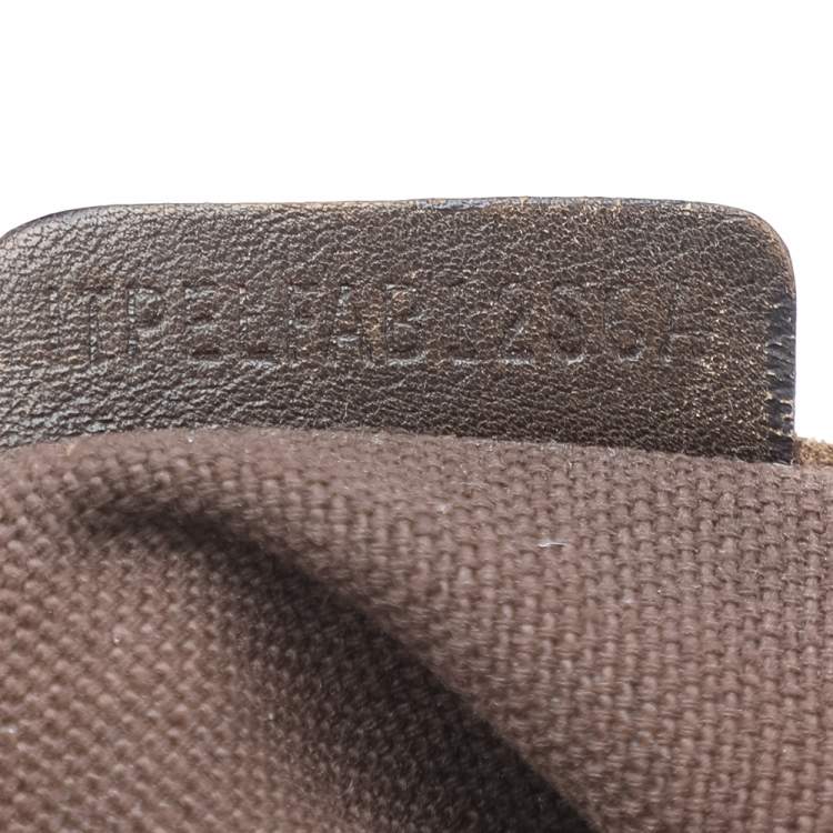 Pre Owned Burberry Beige/Brown Leather And Nova Check Canvas Hobo