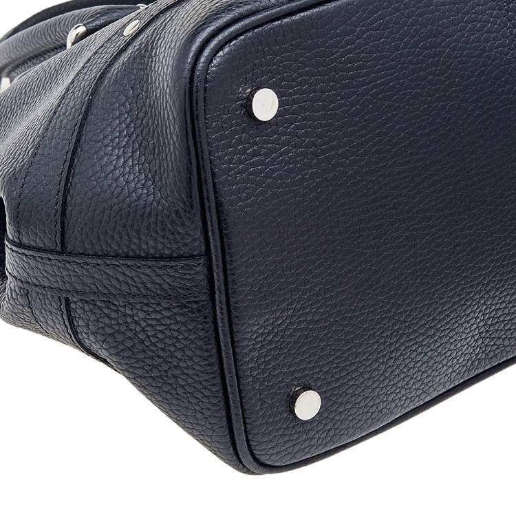 Pre Owned Burberry Black Leather Shoulder Bag