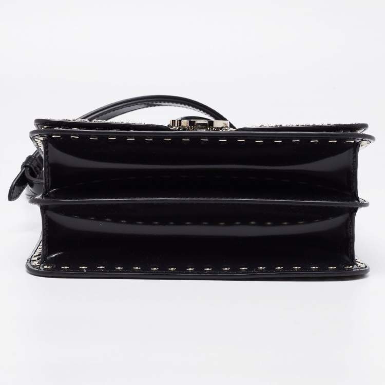 Pre Owned Burberry Black Leather Ramadan Exclusive Shoulder Bag