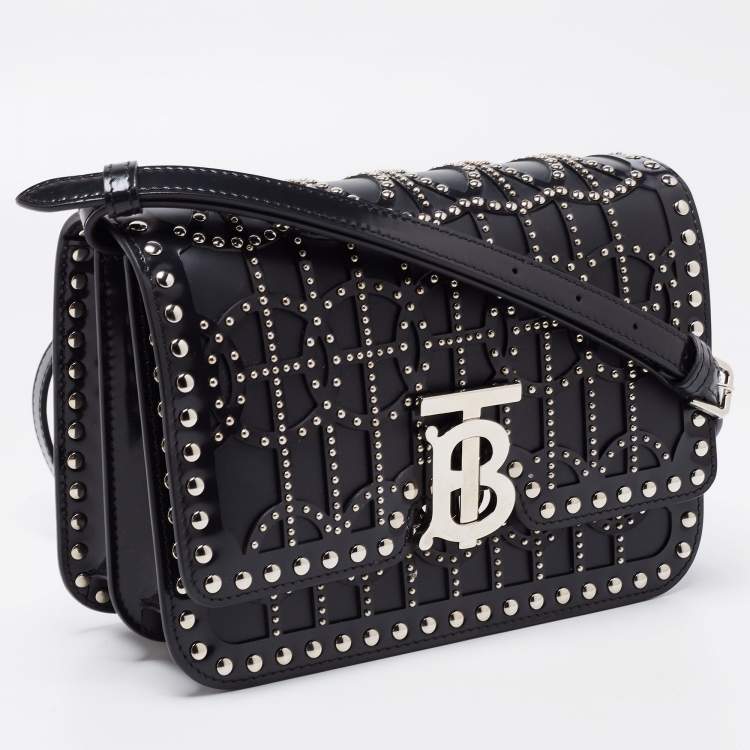 Pre Owned Burberry Black Leather Ramadan Exclusive Shoulder Bag