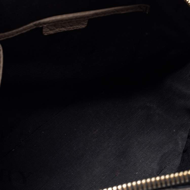 Pre Owned Burberry Grey Leather Small Orchard Bowler Bag