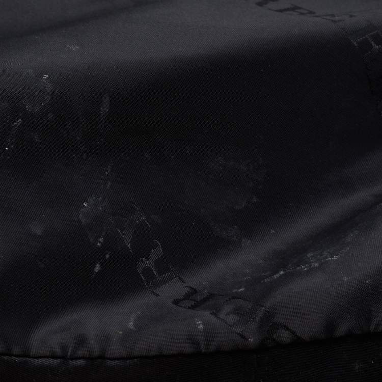 Pre Owned Burberry Black Leather Hobo