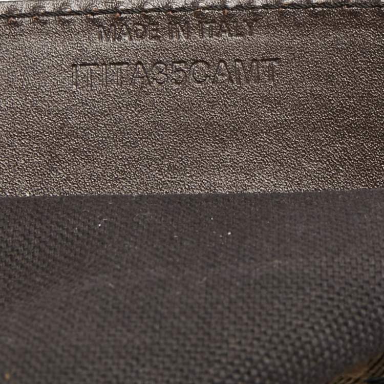 Pre Owned Burberry Brown/Beige Haymarket Check PVC Small Chester Bowling Bag