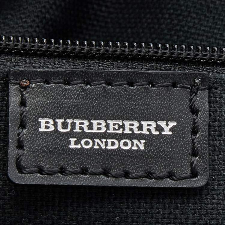 Pre Owned Burberry Multicolor House Check PVC Tote