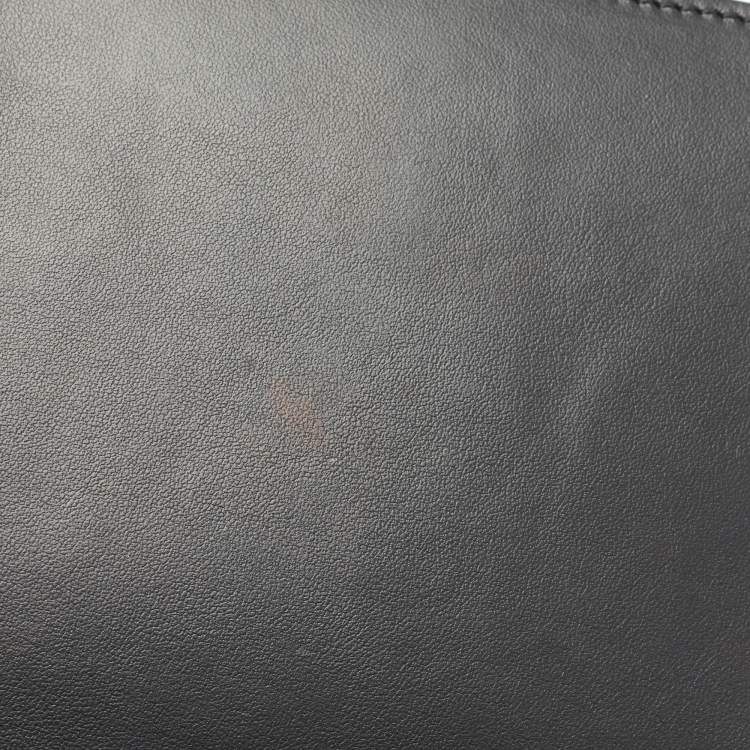 Pre Owned Burberry Black Leather Robin Crossbody Bag