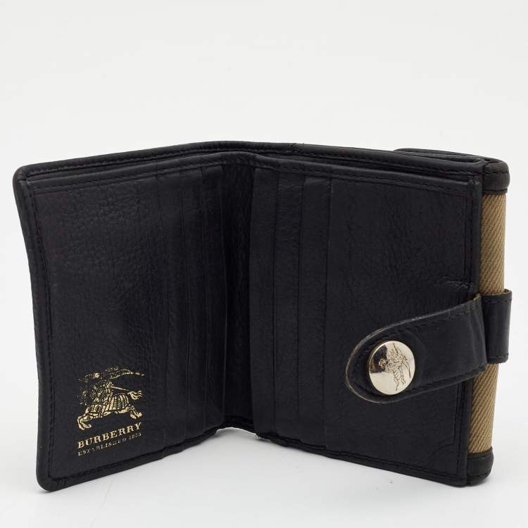 Burberry Nova Check Compact Wallet