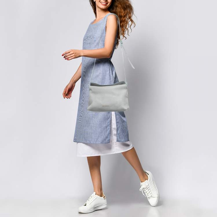 Burberry Light Blue Leather Leah Crossbody Bag Burberry | TLC