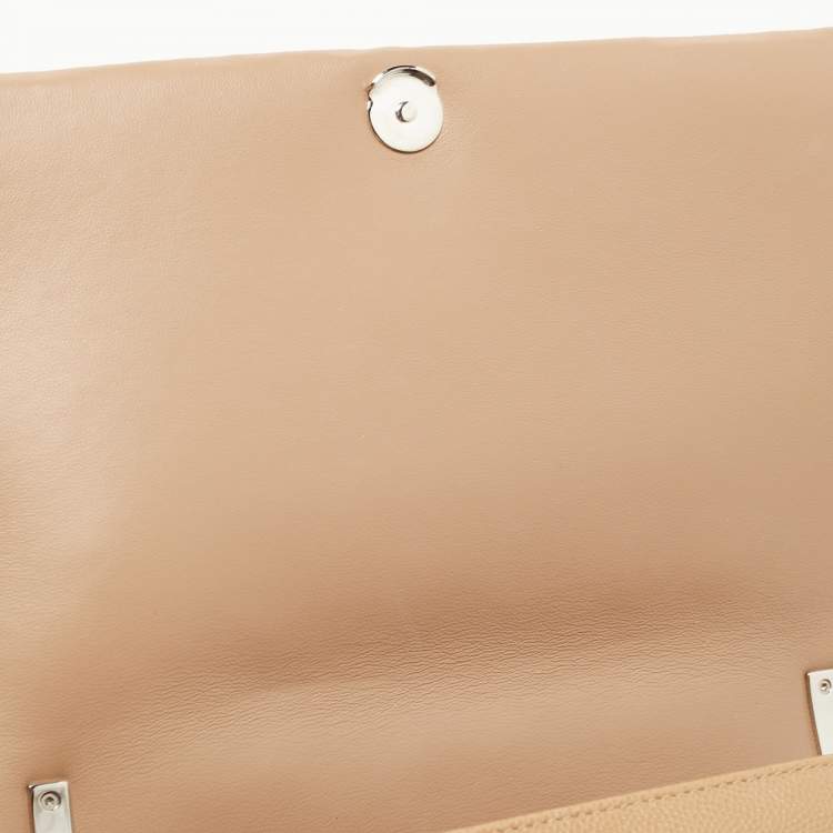 Pre Owned Burberry Beige Quilted Leather Small Lola Shoulder Bag