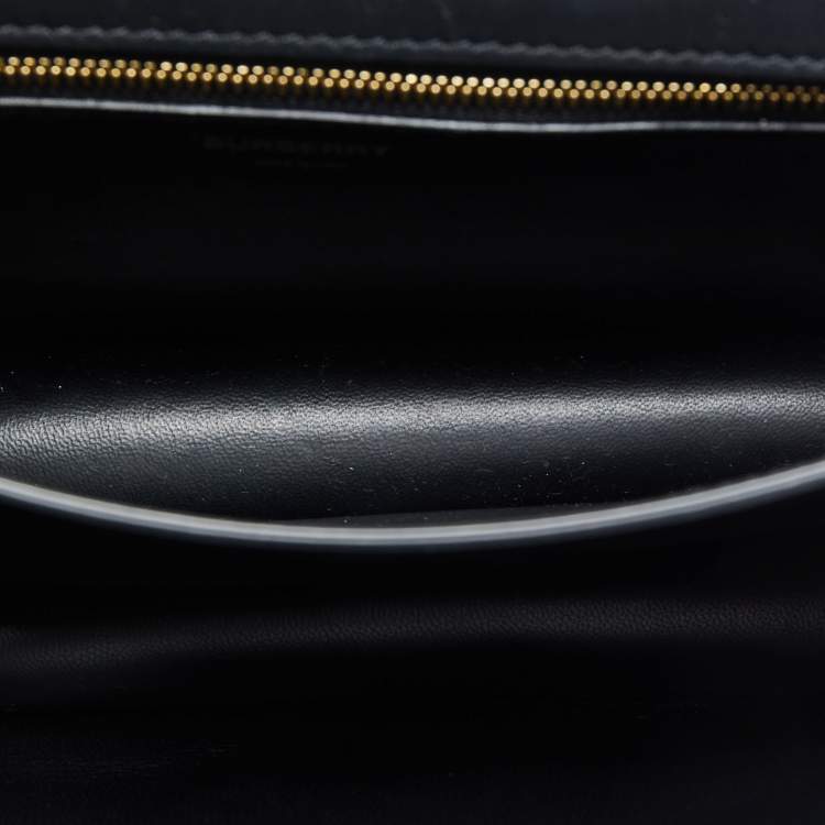 Pre Owned Burberry Multicolor Snake Print Leather Small TB Shoulder Bag