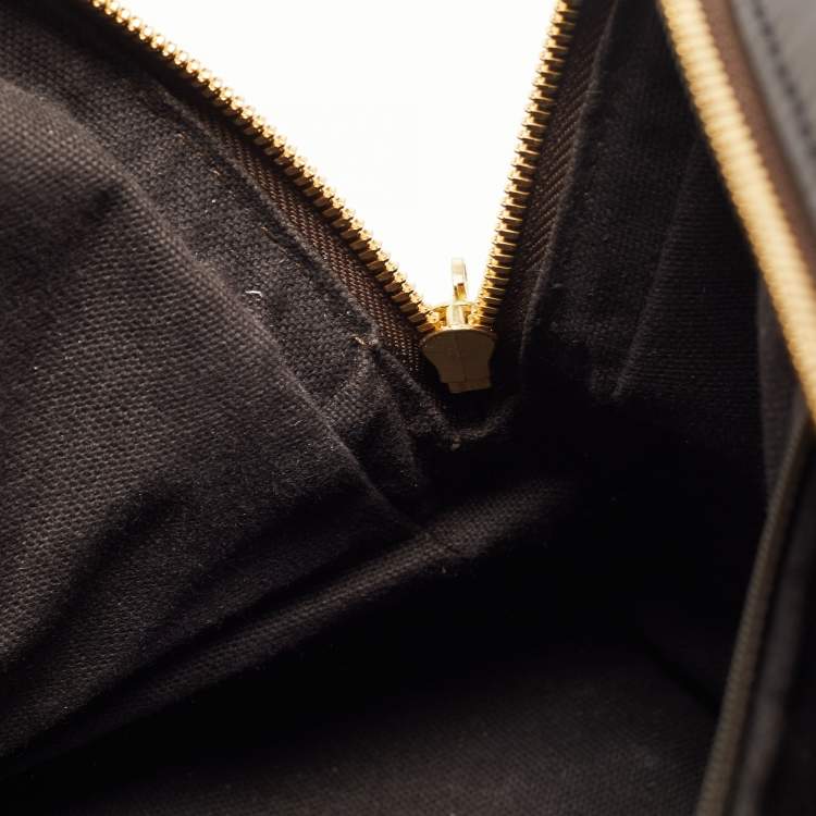 Pre Owned Burberry Beige/Brown Haymarket Check PVC and Leather Thornley Satchel