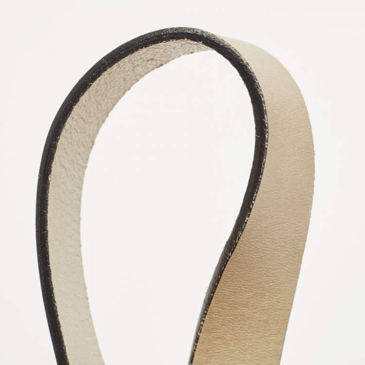 Pre Owned Burberry Beige Leather and Canvas Bridle House Check Canvas Satchel