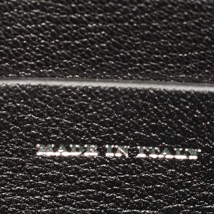 Pre Owned Burberry Black Leather Small D Ring Shoulder Bag