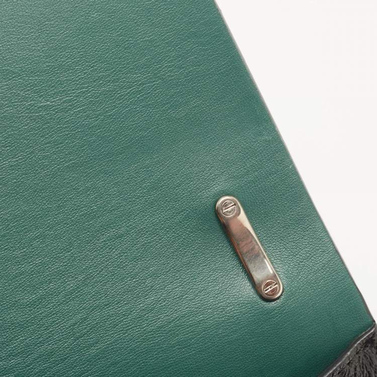 Pre Owned Burberry Black Leather Small D Ring Shoulder Bag