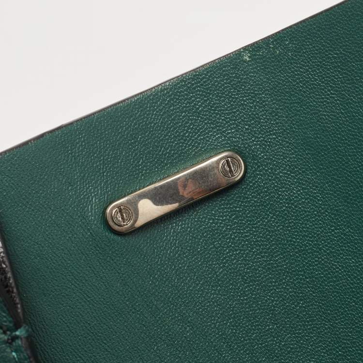 Pre Owned Burberry Black Leather Small D Ring Shoulder Bag