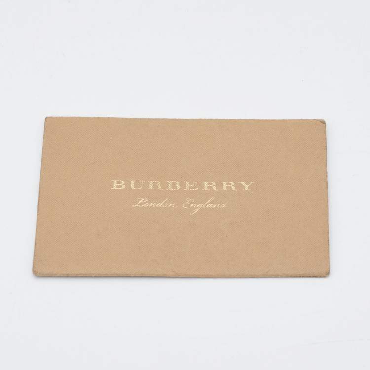 Pre Owned Burberry Gold/Black Nylon and Leather Rucksack Backpack