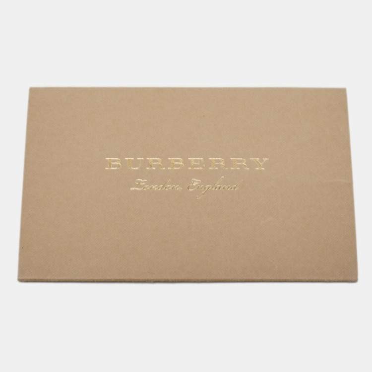 Pre Owned Burberry Tricolor Leather Small Marais Belt Tote
