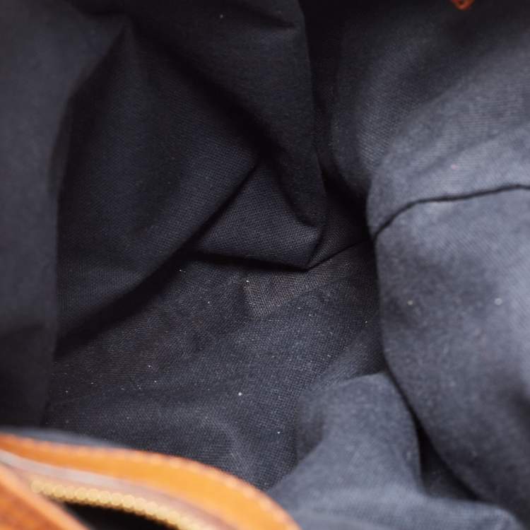 Pre Owned Burberry Brown/Beige House Check Canvas and Leather Medium Bridle Gosford Hobo