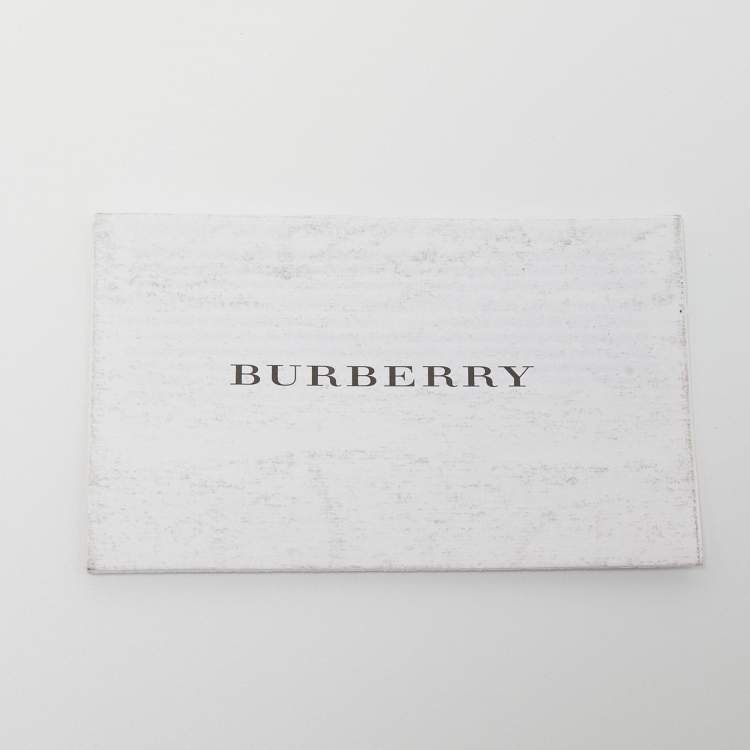 Pre Owned Burberry Beige Smoked Check PVC and Leather Walden Hobo