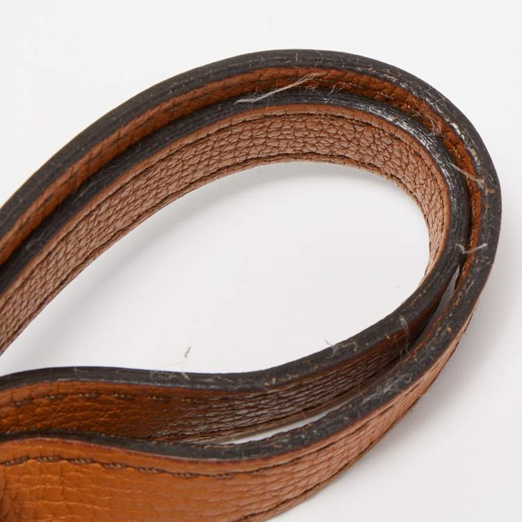 Pre Owned Burberry Tan/Beige House Check Fabric and Leather Small Canterbury Tote