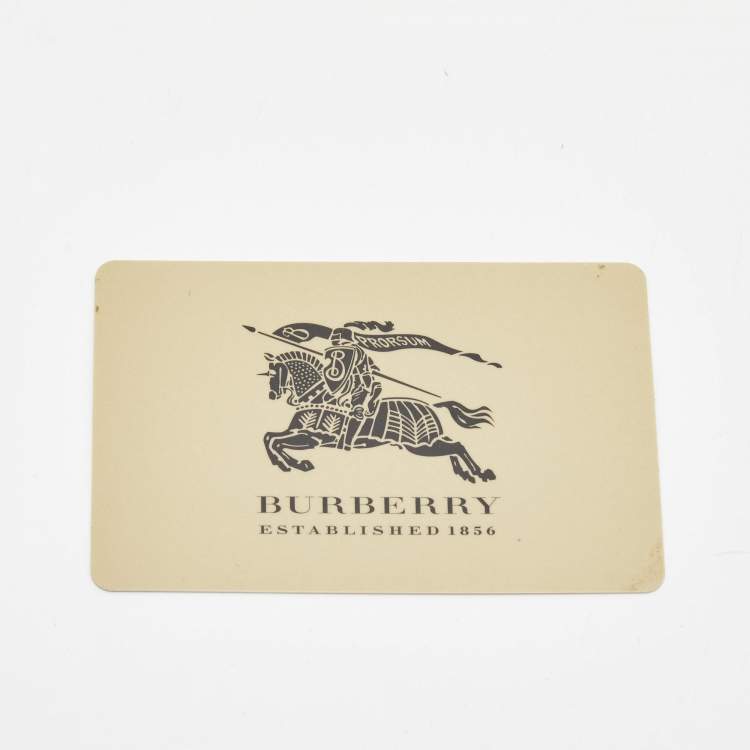 Pre Owned Burberry Metallic/Beige Nova Check PVC and Patent Leather French Wallet
