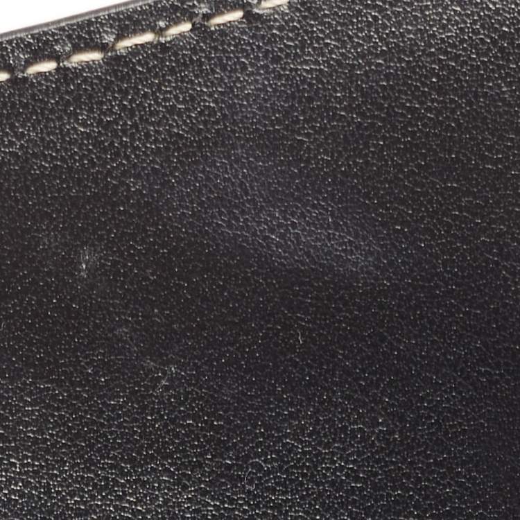 Pre Owned Burberry Black Leather Mini Pocket Tote