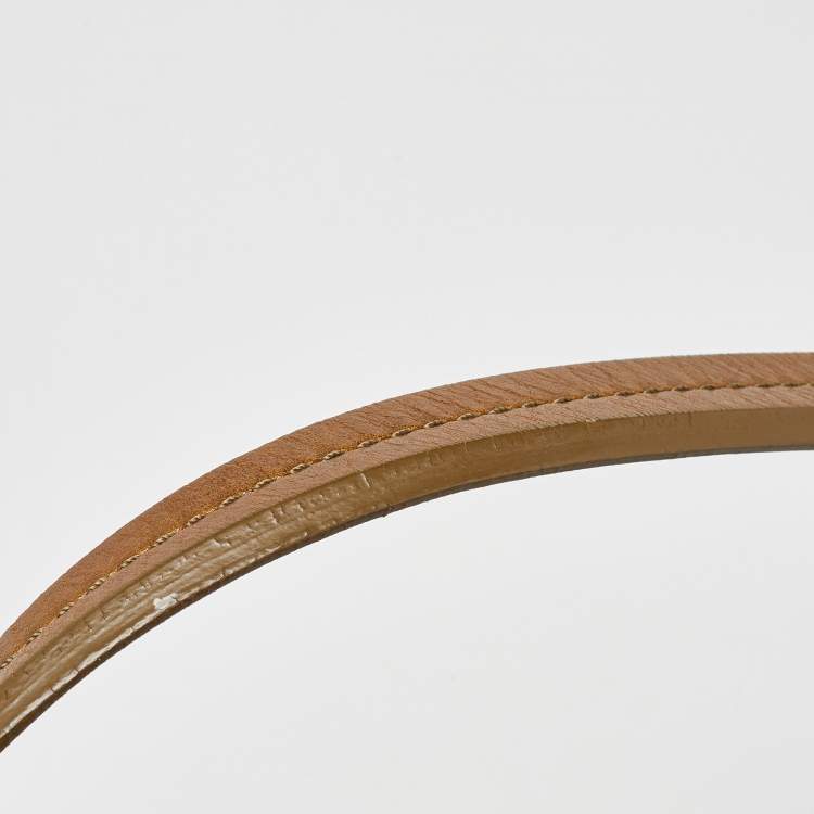 Pre Owned Burberry Green/Brown Check Canvas and Leather Canterbury Tote